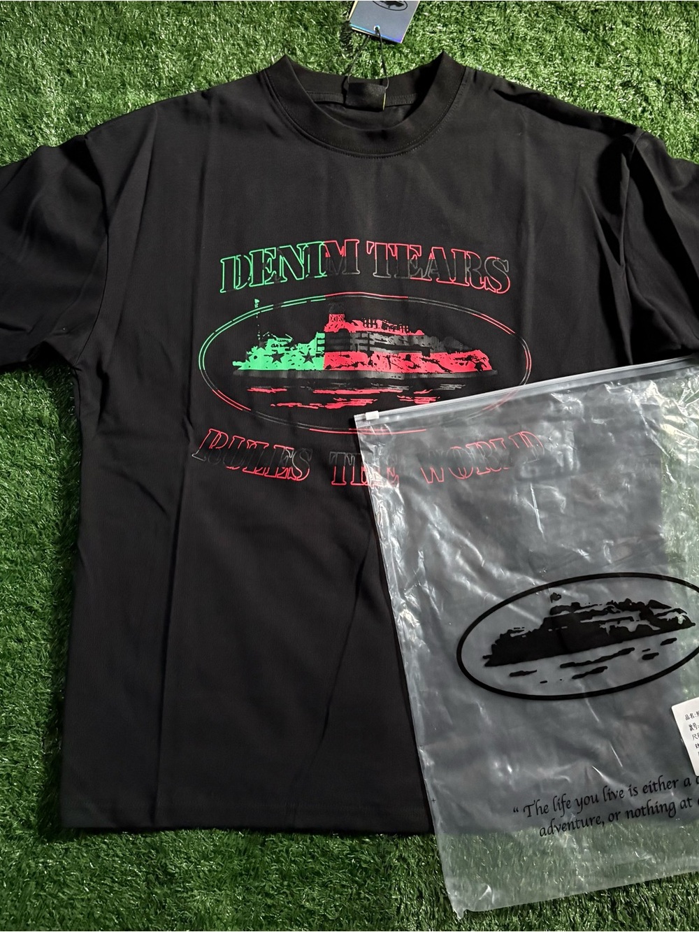 Black Green and Red Alcatraz Tee